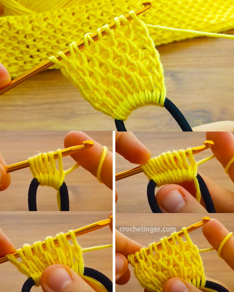 How to Crochet Hair Band with Chain Stitch - Free Pattern