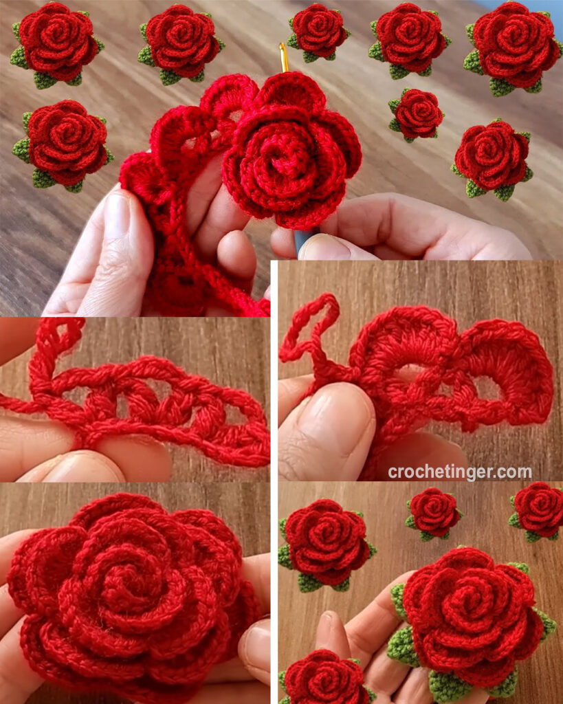 How to Crochet a Gorgeous Red Rose: A Step-by-Step Guide