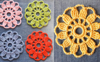 How to Crochet an Easy Crochet Granny Square Motif