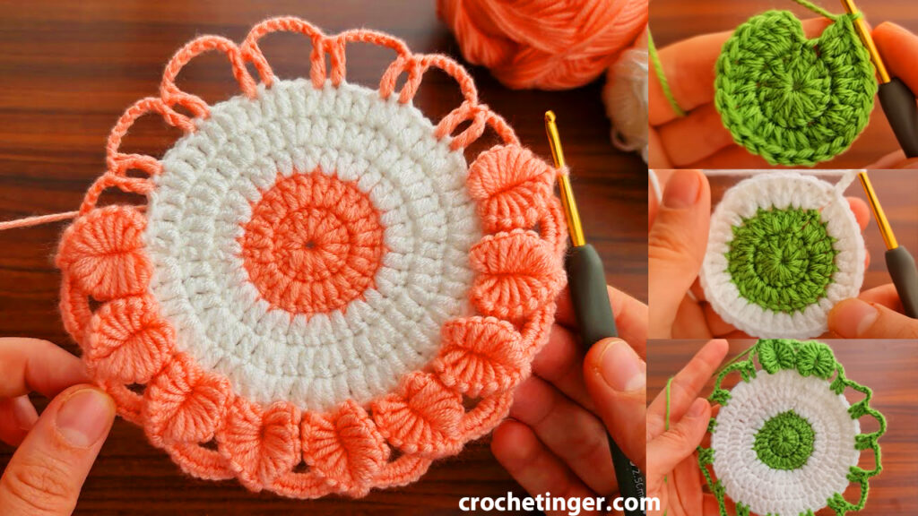 Crochet Coaster Motif