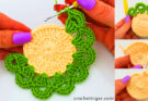 How To Crochet A Round Crochet Template with Two Lines in One