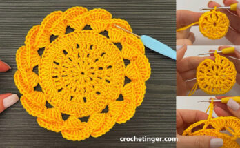 Crochet Cup Holder Coaster