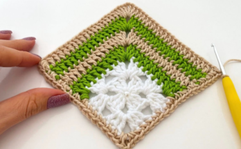 HOW TO CROCHET A DIFFERENT SQUARE