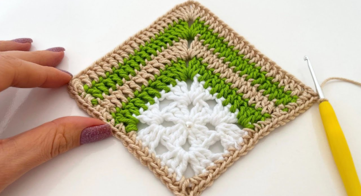 HOW TO CROCHET A DIFFERENT SQUARE